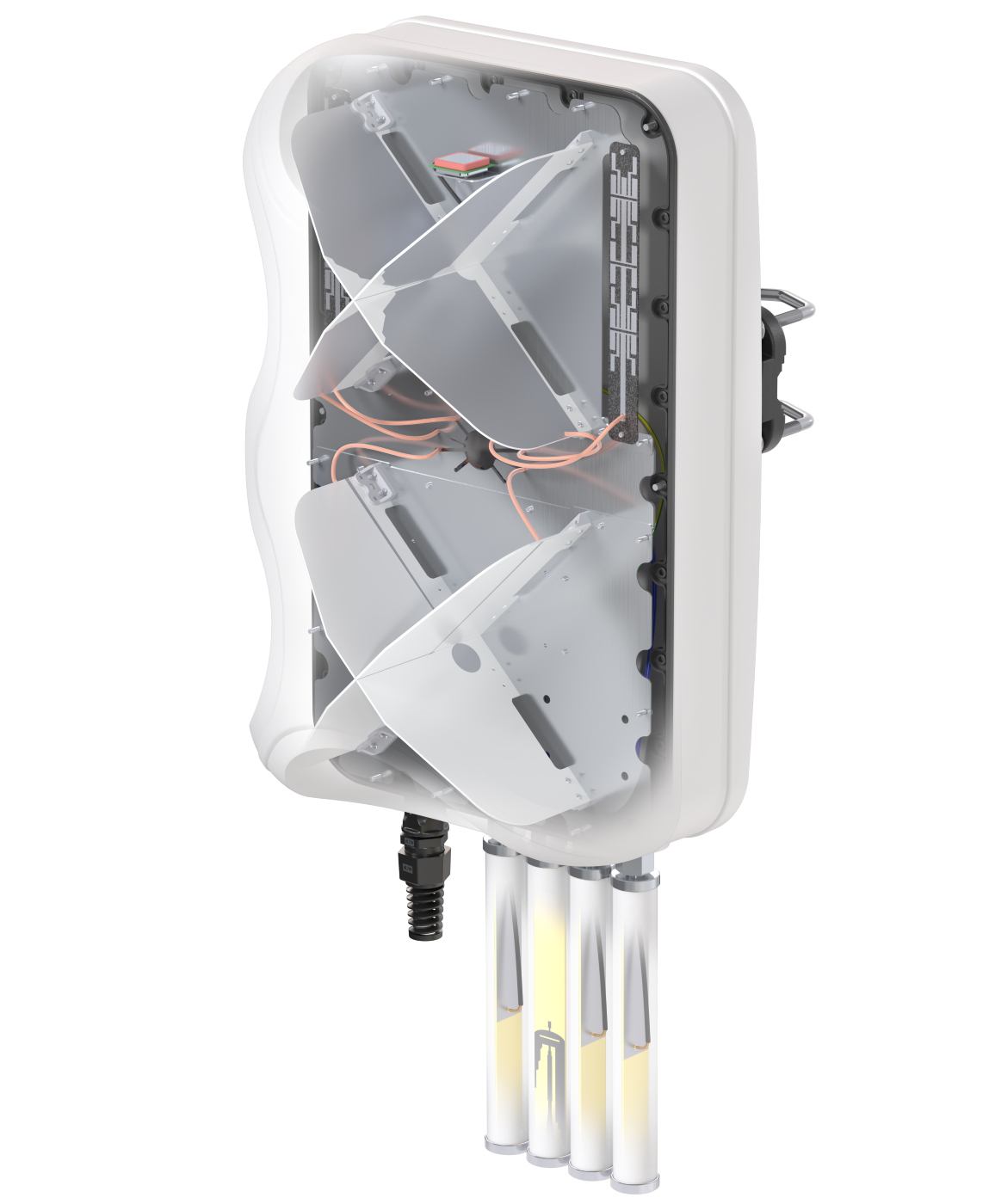 QUMAX AM52M Direktional Antenne, für RUTM52, IP68, 5G, LTE, WLAN