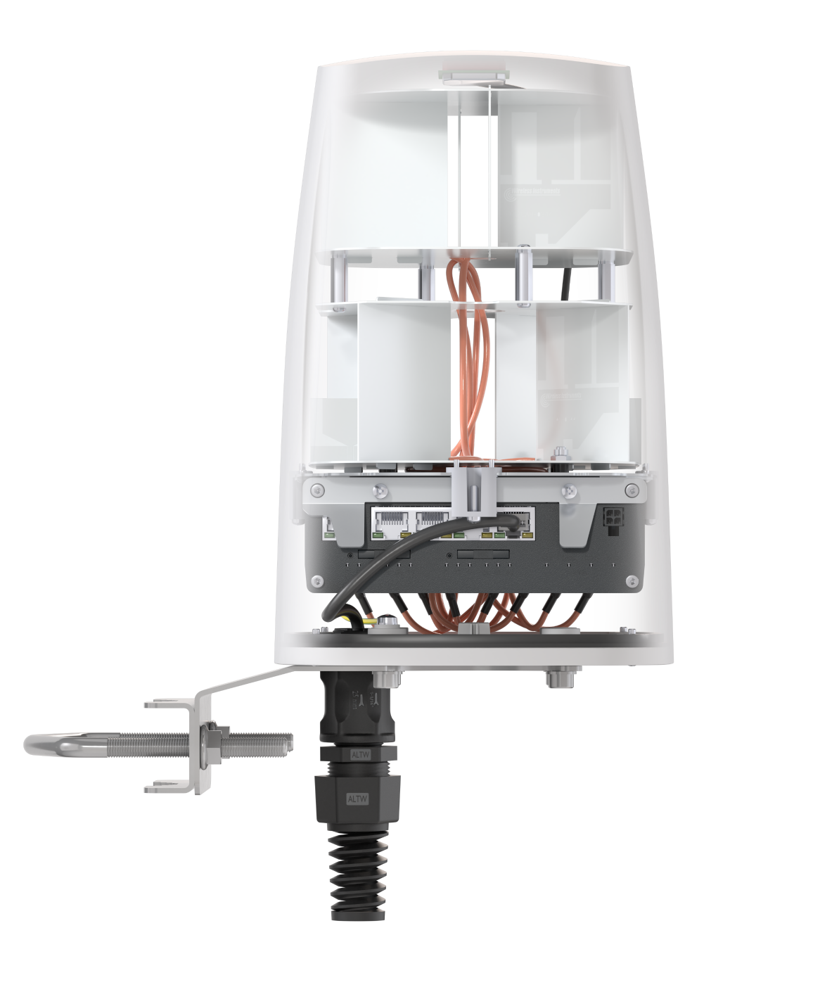 QUSPOT AM52S Omnidirektional Antenne, für RUTM52, IP68, 5G, LTE, WLAN