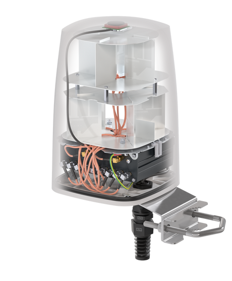QUSPOT AM52S Omnidirektional Antenne, für RUTM52, IP68, 5G, LTE, WLAN
