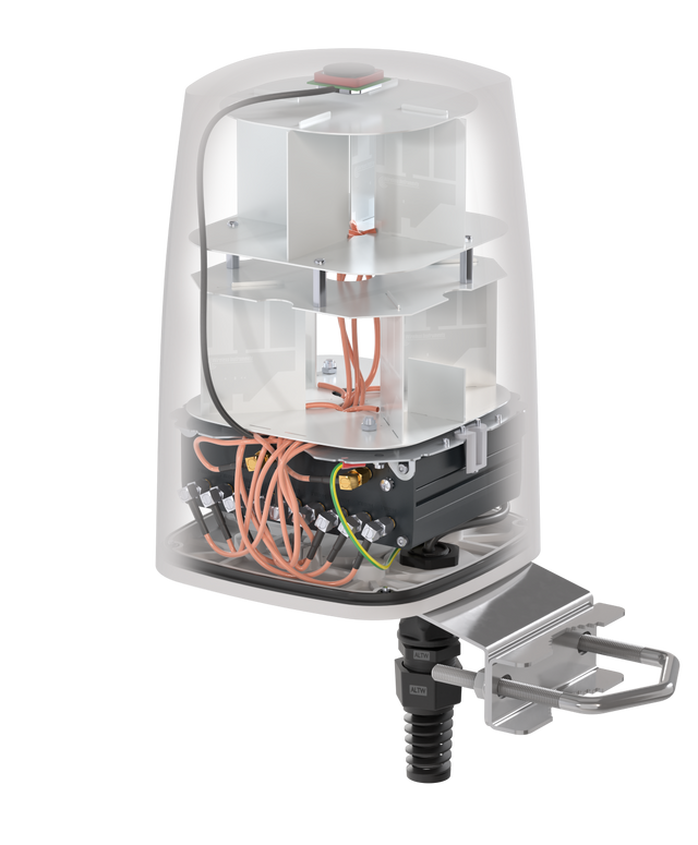 QUSPOT AM52S Omnidirektional Antenne, für RUTM52, IP68, 5G, LTE, WLAN