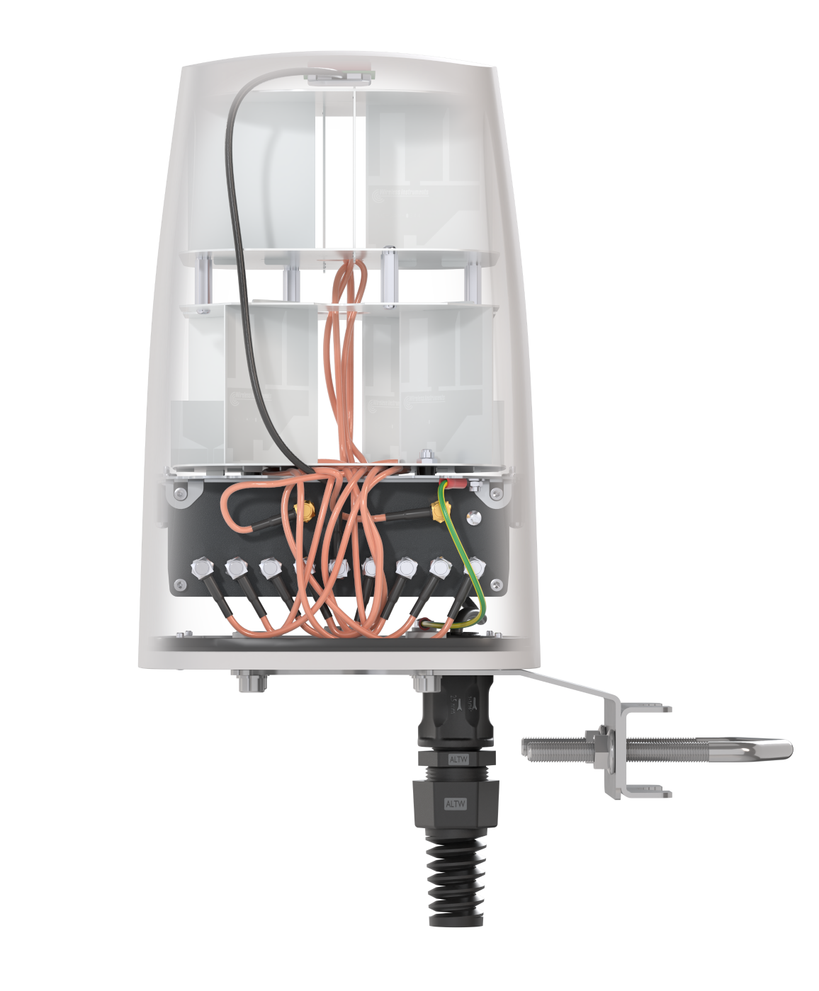 QUSPOT AM52S Omnidirektional Antenne, für RUTM52, IP68, 5G, LTE, WLAN