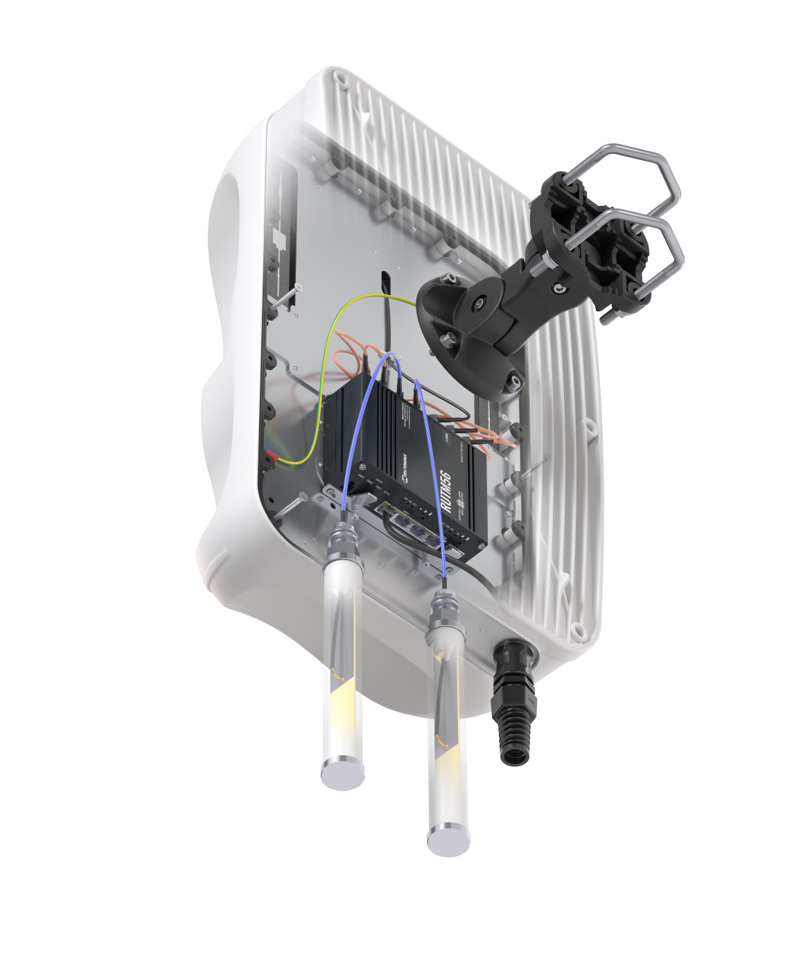 QUMAX AM56M Direktional Antenne, für RUTM56, IP68, 5G, LTE, WLAN