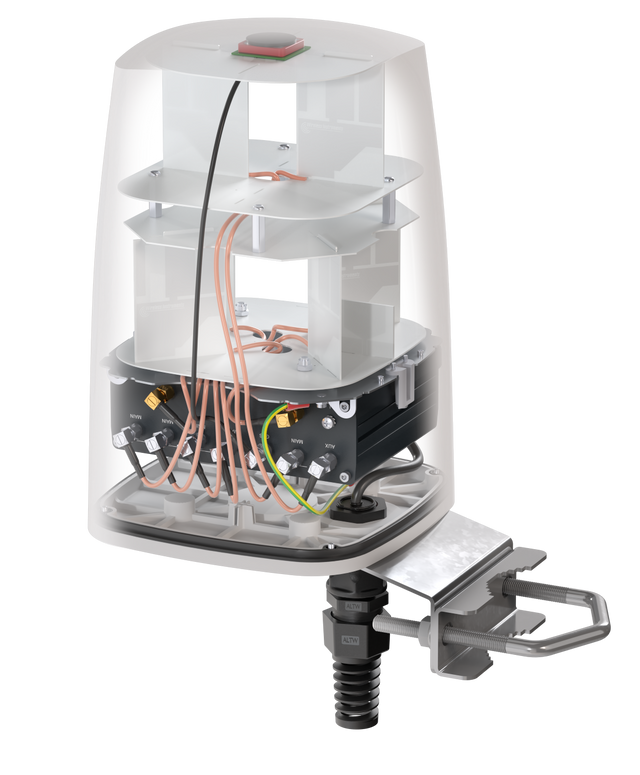 QUSPOT AM56S Omnidirektional Antenne, für RUTM56, IP68, 5G, LTE, WLAN