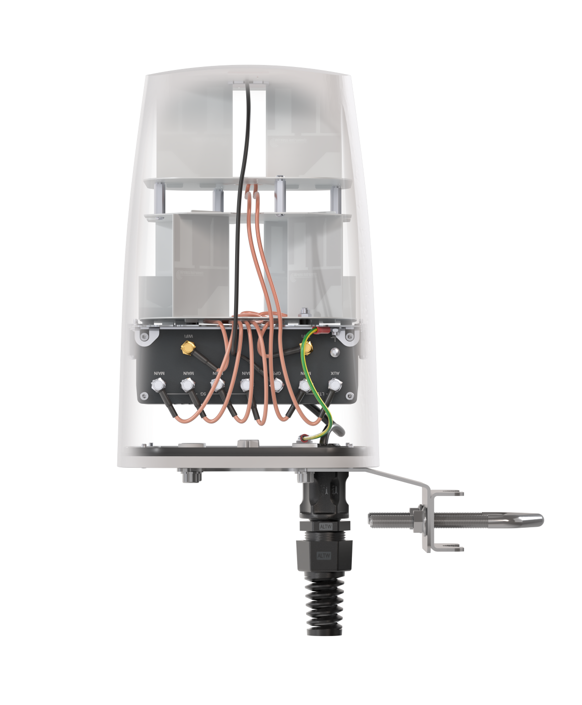 QUSPOT AM56S Omnidirektional Antenne, für RUTM56, IP68, 5G, LTE, WLAN