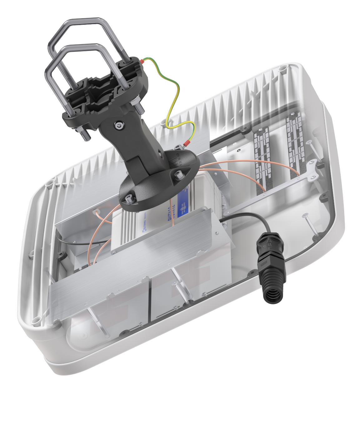 QUMAX AX12M Direktional Antenne, für RUTX12/RUTX14, IP67, LTE, WLAN, Bluetooth