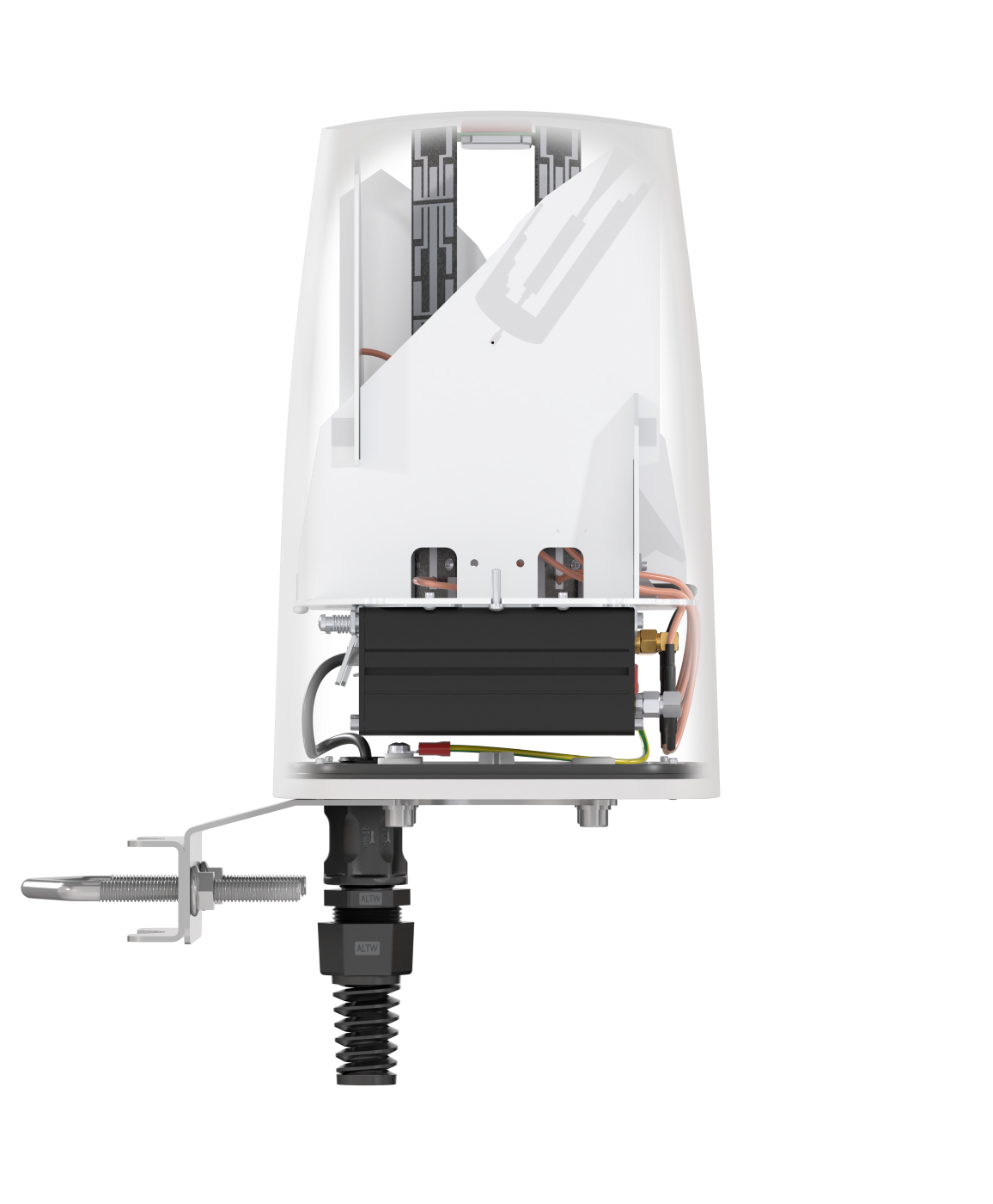 QUSPOT AX12S Omnidirektional Antenne, für RUTX12/RUTX14, IP68, 5G, LTE, WLAN, Bluetooth, GPS