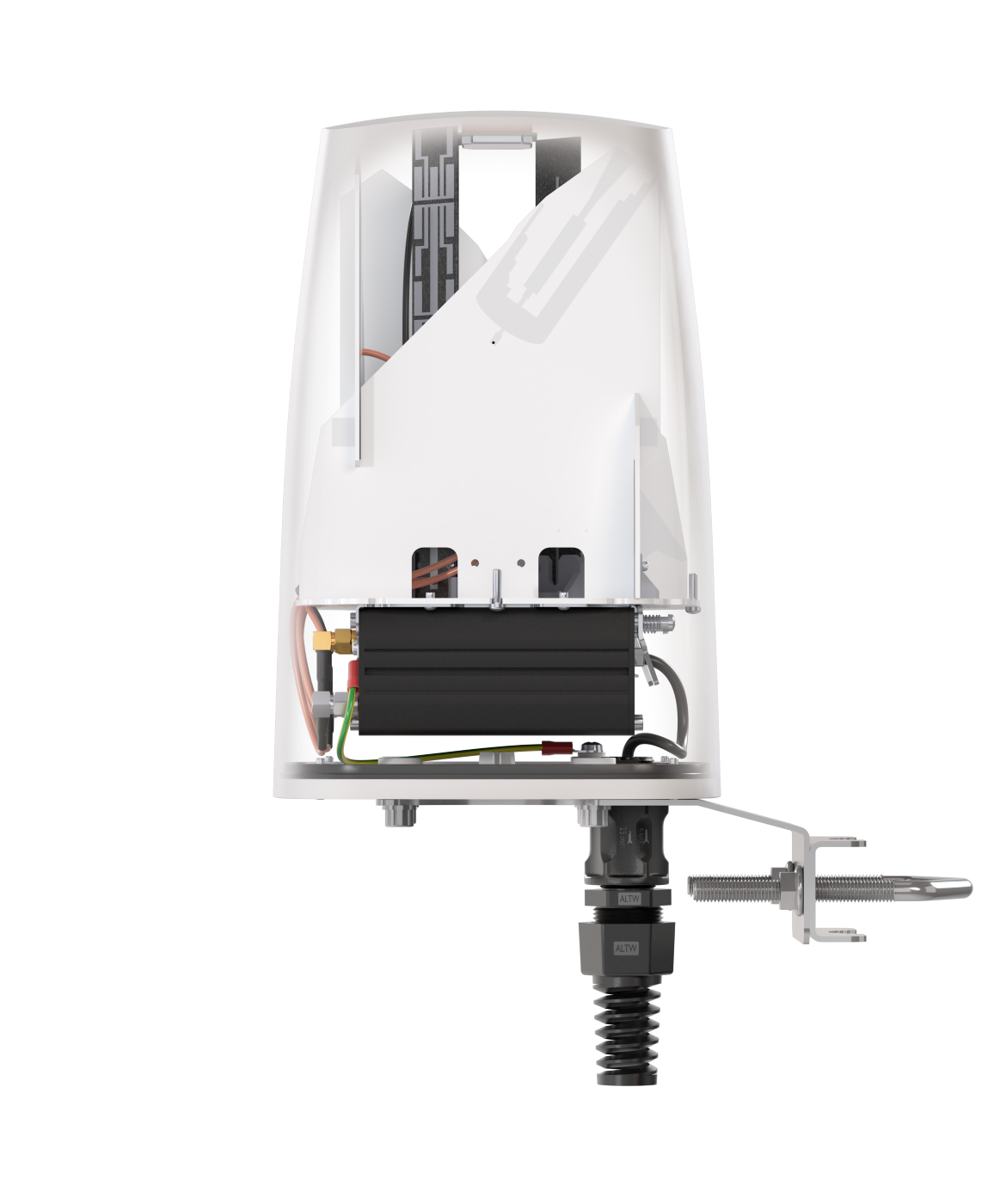 QUSPOT AX12S Omnidirektional Antenne, für RUTX12/RUTX14, IP68, 5G, LTE, WLAN, Bluetooth, GPS