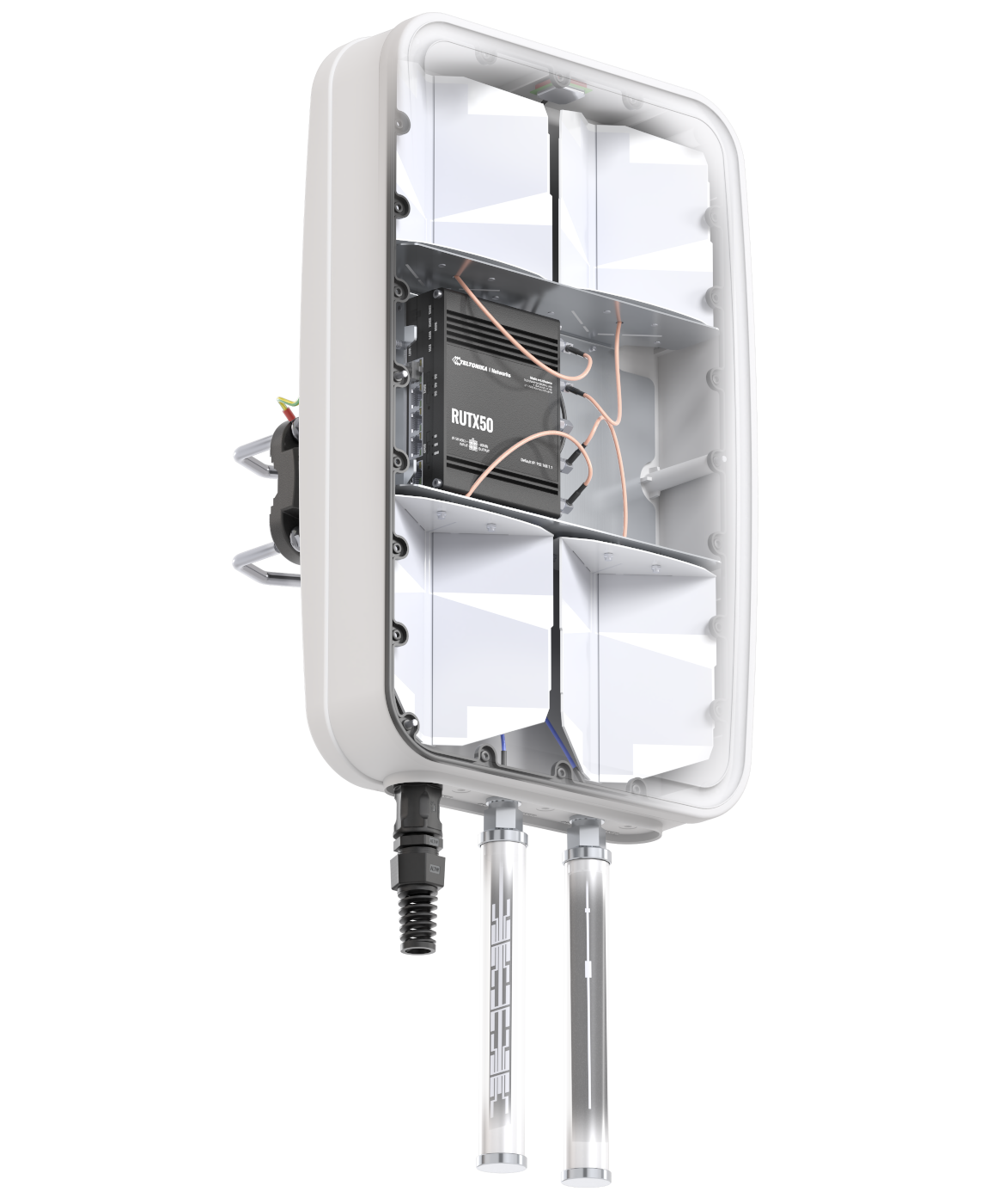 QUMAX Omni AX50MO Omnidirektional Antenne, für RUTX50, IP67, 5G, LTE, WLAN