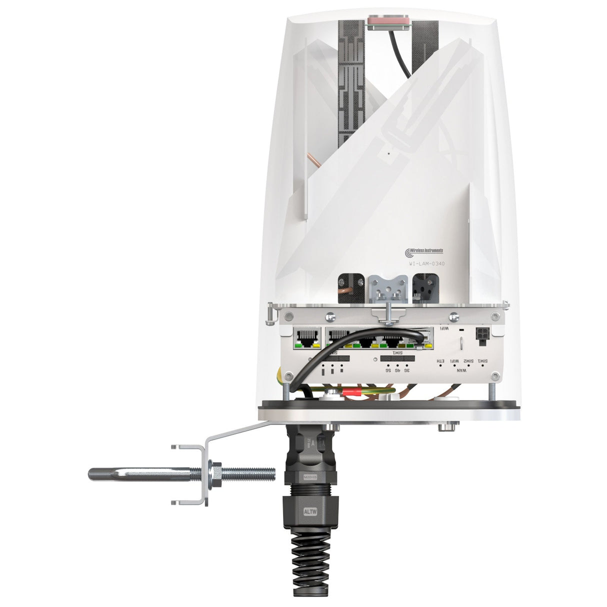 QUSPOT AX50S Omnidirektional Antenne, für RUTX50, IP68, 5G, WLAN, GPS