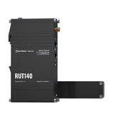 Übersicht RUT140 Industrial Ethernet Router mit 2x 10/100MBit, WiFi und Hutschienenmontage