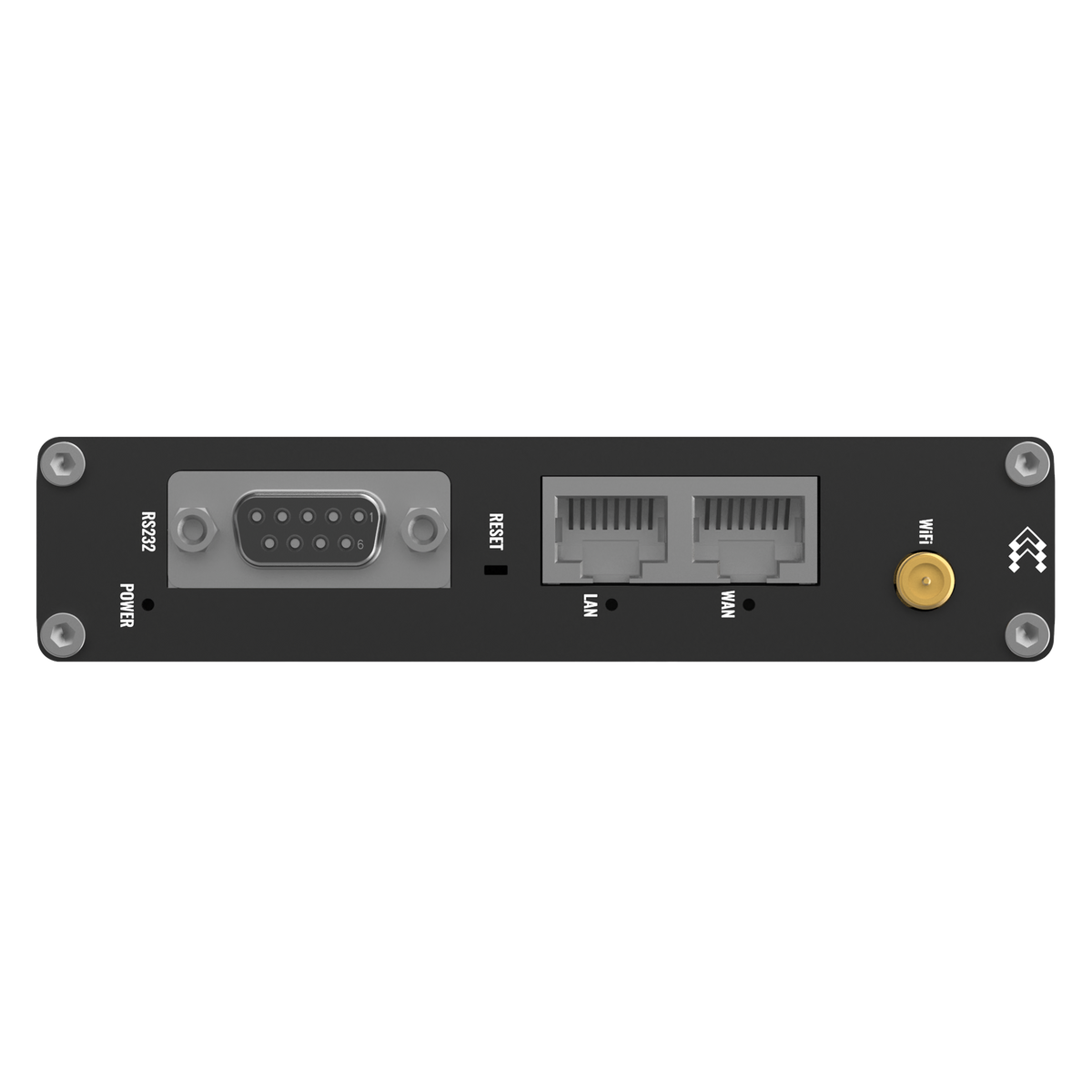 RUT142 Industrial Ethernet Router mit 2x 10/100MBit, WiFi, RS232 und Hutschienenmontage