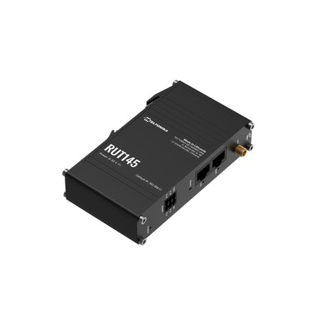 RUT145 Industrial Ethernet Router mit 2x 10/100MBit, WiFi, RS485 und Hutschienenmontage
