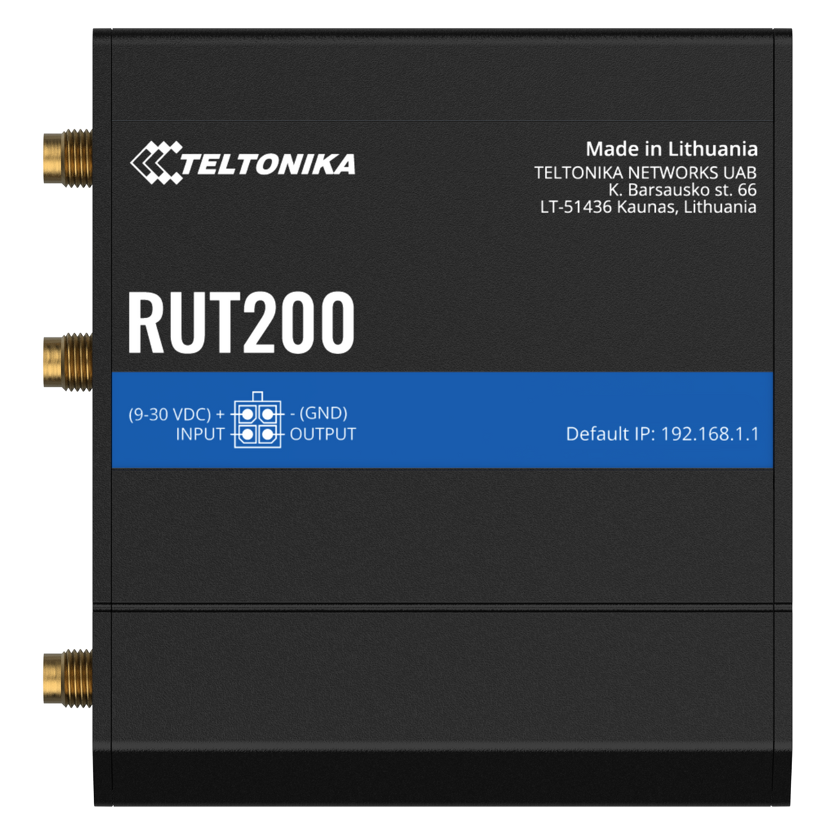 RUT200 eSIM Industrial 4G/LTE Router mit 2x 10/100MBit und WiFi