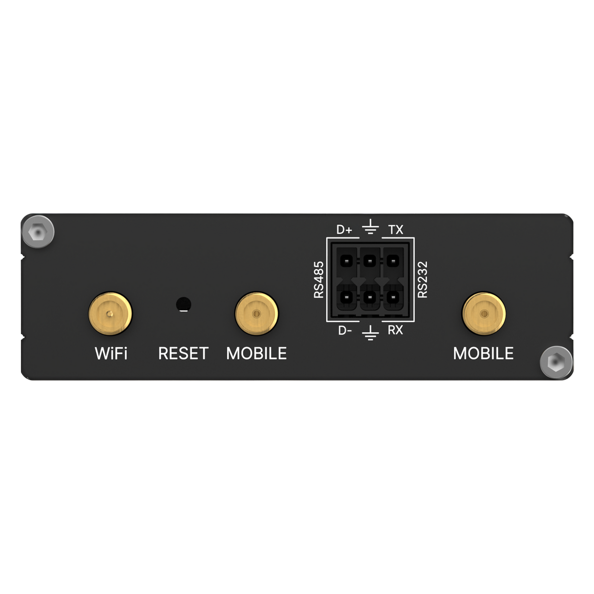 RUT206 Industrial Dual-SIM 4G/LTE Router mit aktiv PoE, WLAN & RS232/485