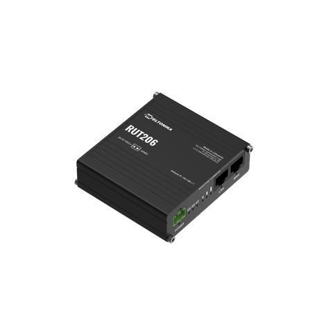 RUT206 Industrial Dual-SIM 4G/LTE Router mit aktiv PoE, WLAN & RS232/485