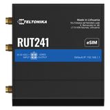 RUT241 ESIM Industrial 4G/LTE Router mit 2x 10/100MBit und WiFi, Global