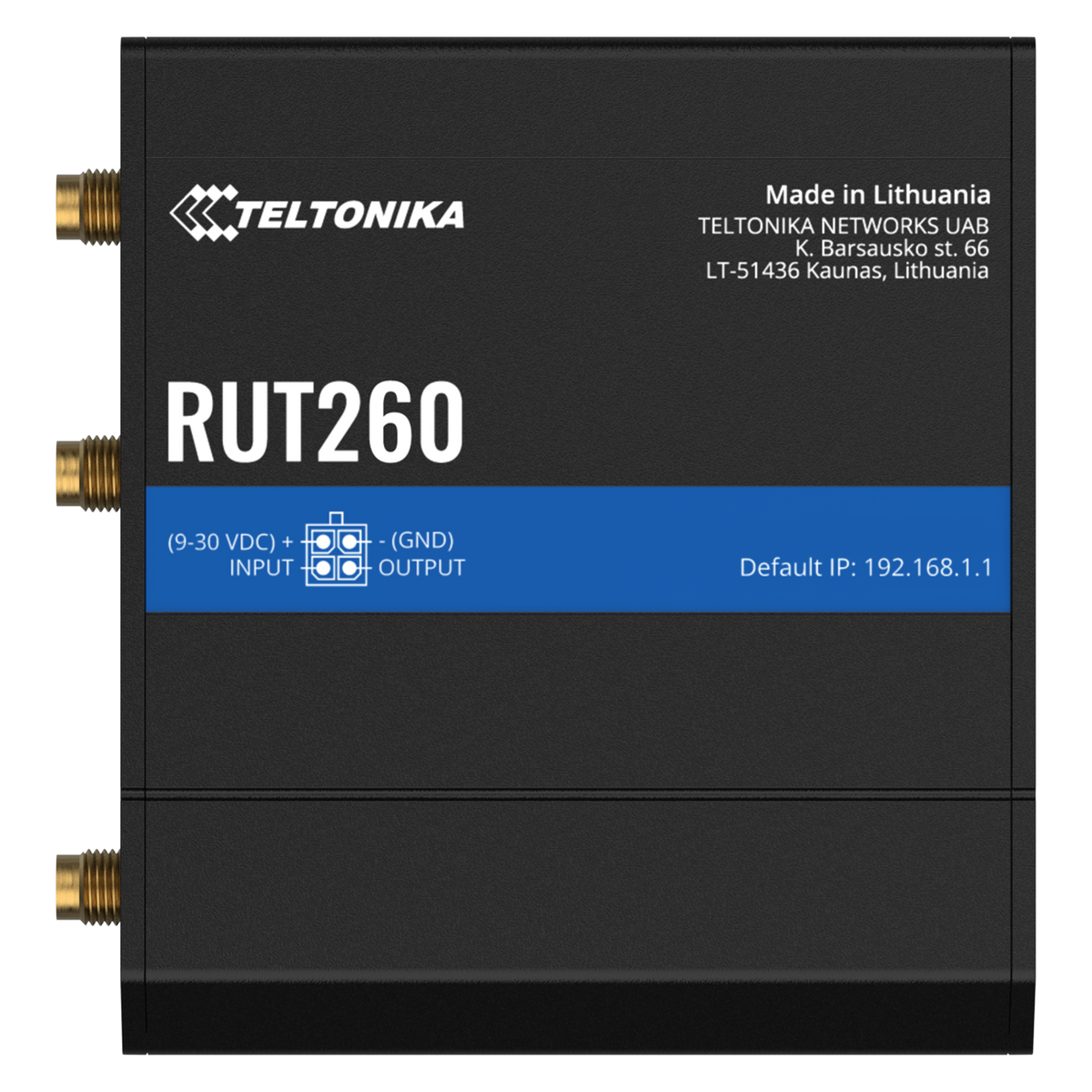 RUT260 Industrial 4G/LTE Cat 6 Router mit 2x 10/100MBit und WLAN