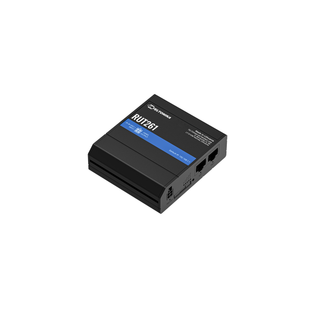 RUT261 Industrial 4G/LTE Cat 6 Router mit 2x 10/100MBit und WLAN