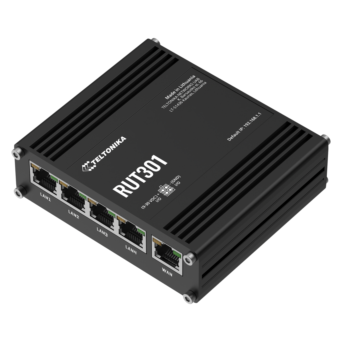 RUT301 Industrial IoT Router mit 5x Fast Ethernet und VPN
