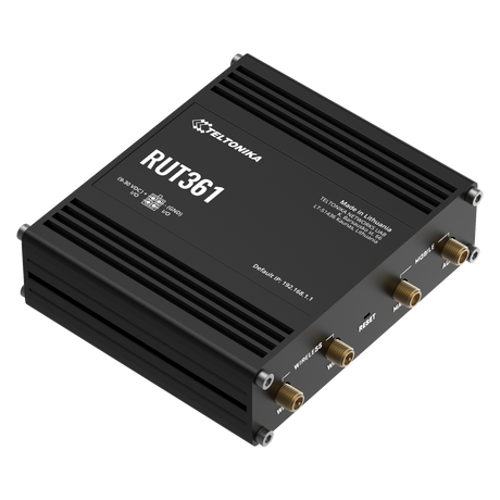 RUT361 Industrial 4G/LTE Router mit 2x 10/100MBit und WiFi