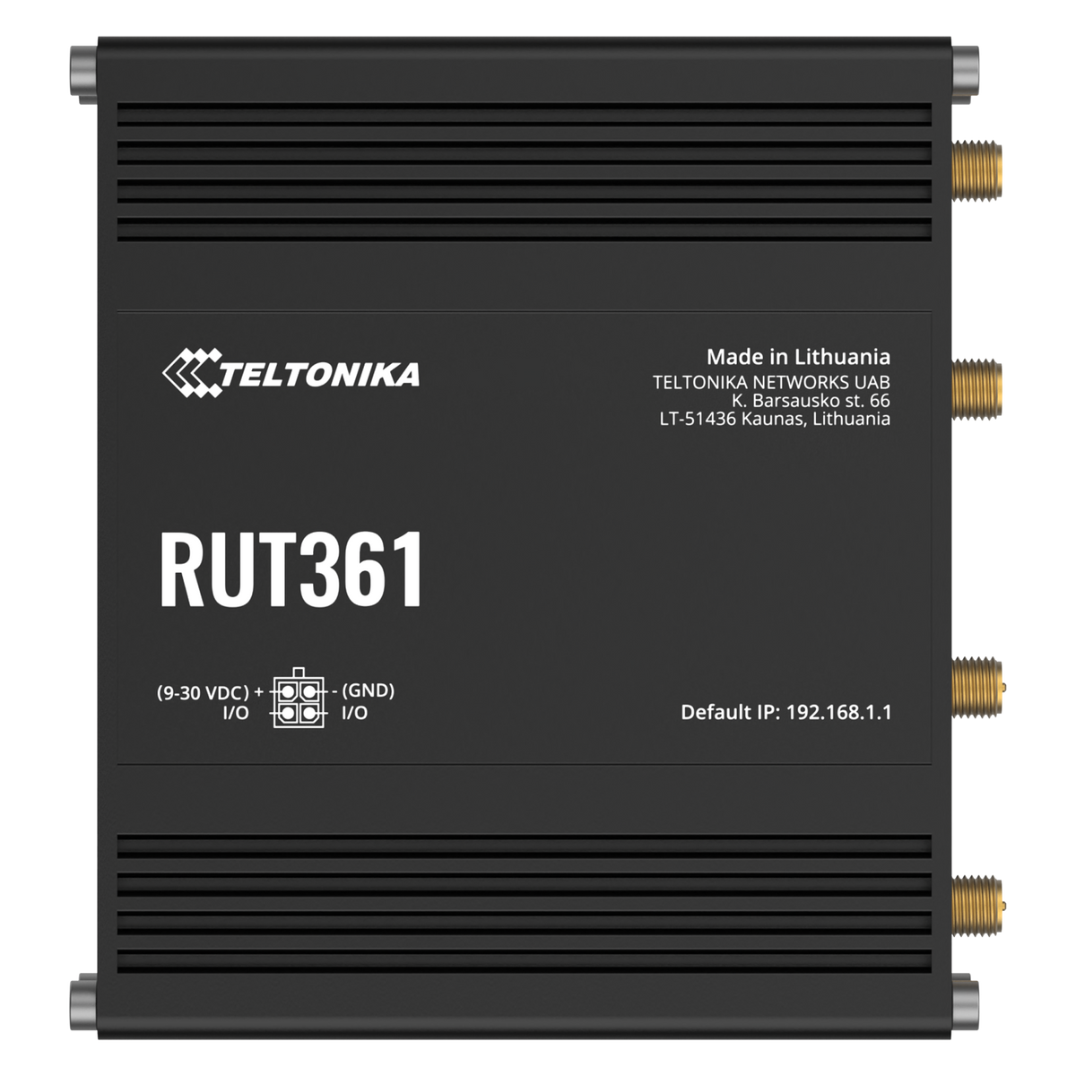 RUT361 Industrial 4G/LTE Router mit 2x 10/100MBit und WiFi