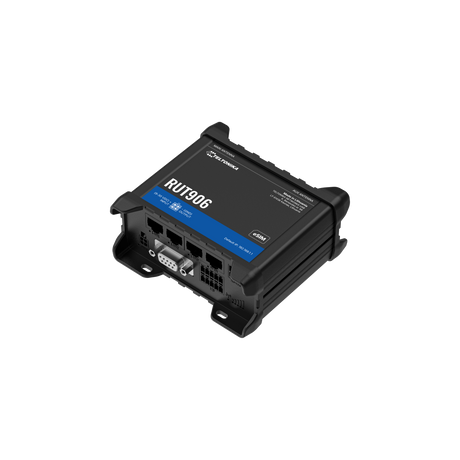 RUT906 Industrial 4G/LTE Router with 4x 10/100MBit und WiFi