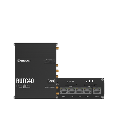 RUTC40 Industrial 4G/LTE Router mit 5x GbE und WiFi 6
