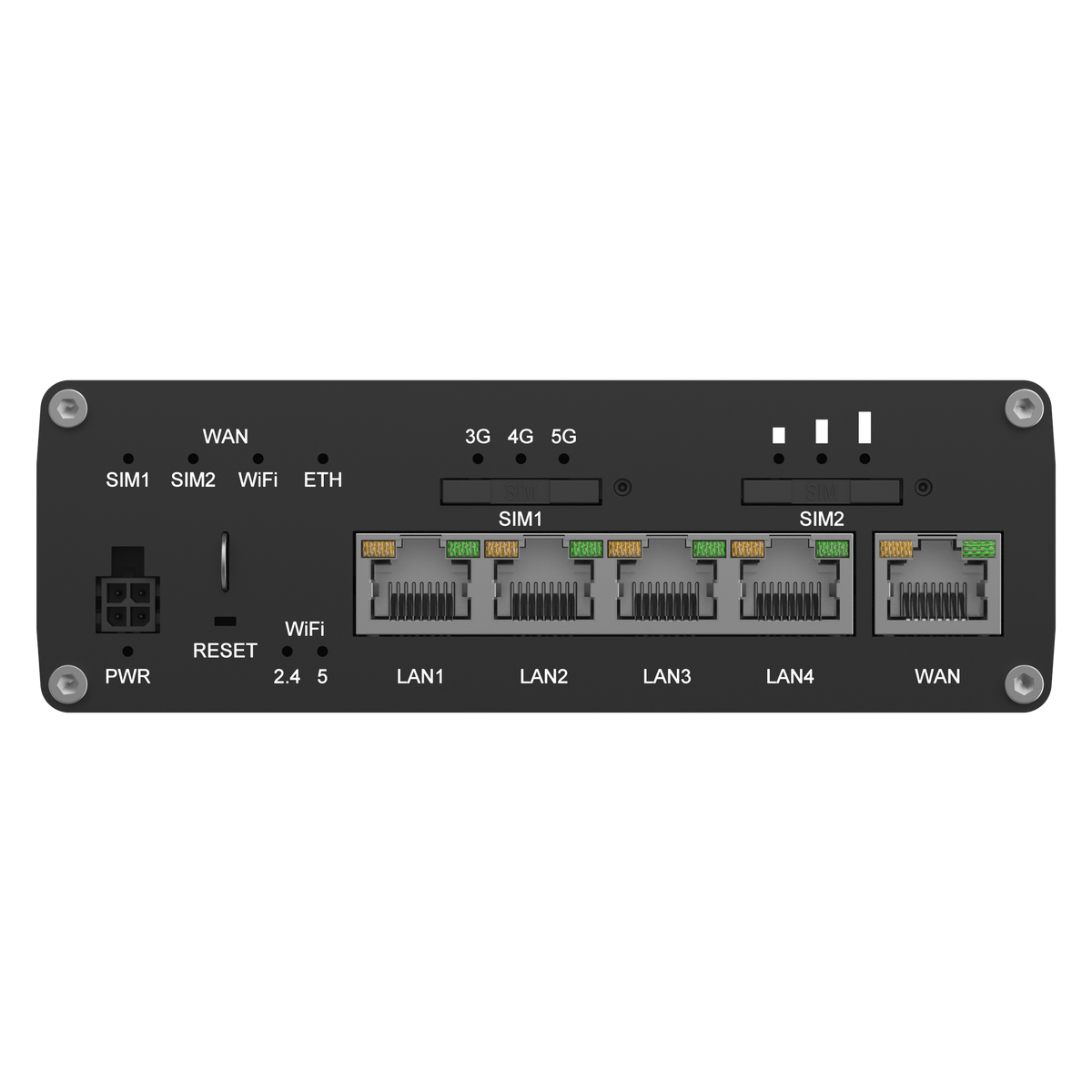 RUTC50 Industrial 5G Router with 5x GbE, WiFi-6