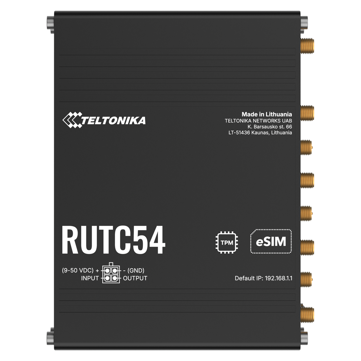 RUTC54 Industrial 5G Router mit 5x GbE und WiFi 6