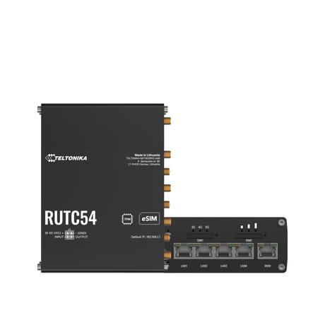 RUTC54 Industrial 5G Router mit 5x GbE und WiFi 6