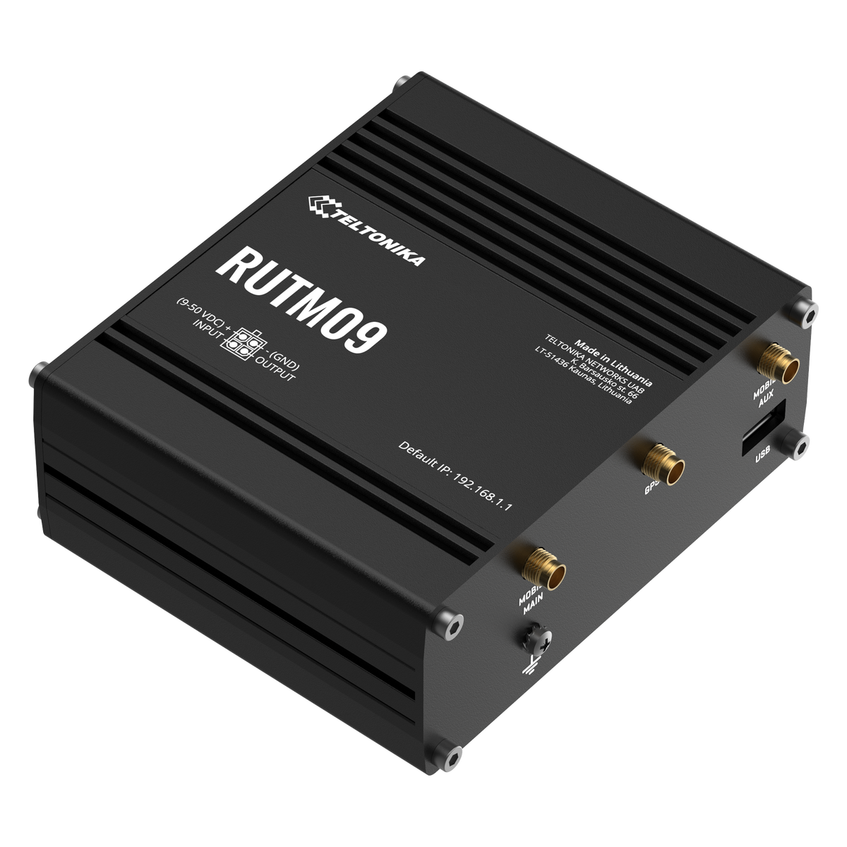 RUTM09 Industrial 4G/LTE Router mit 4x GbE & GNSS