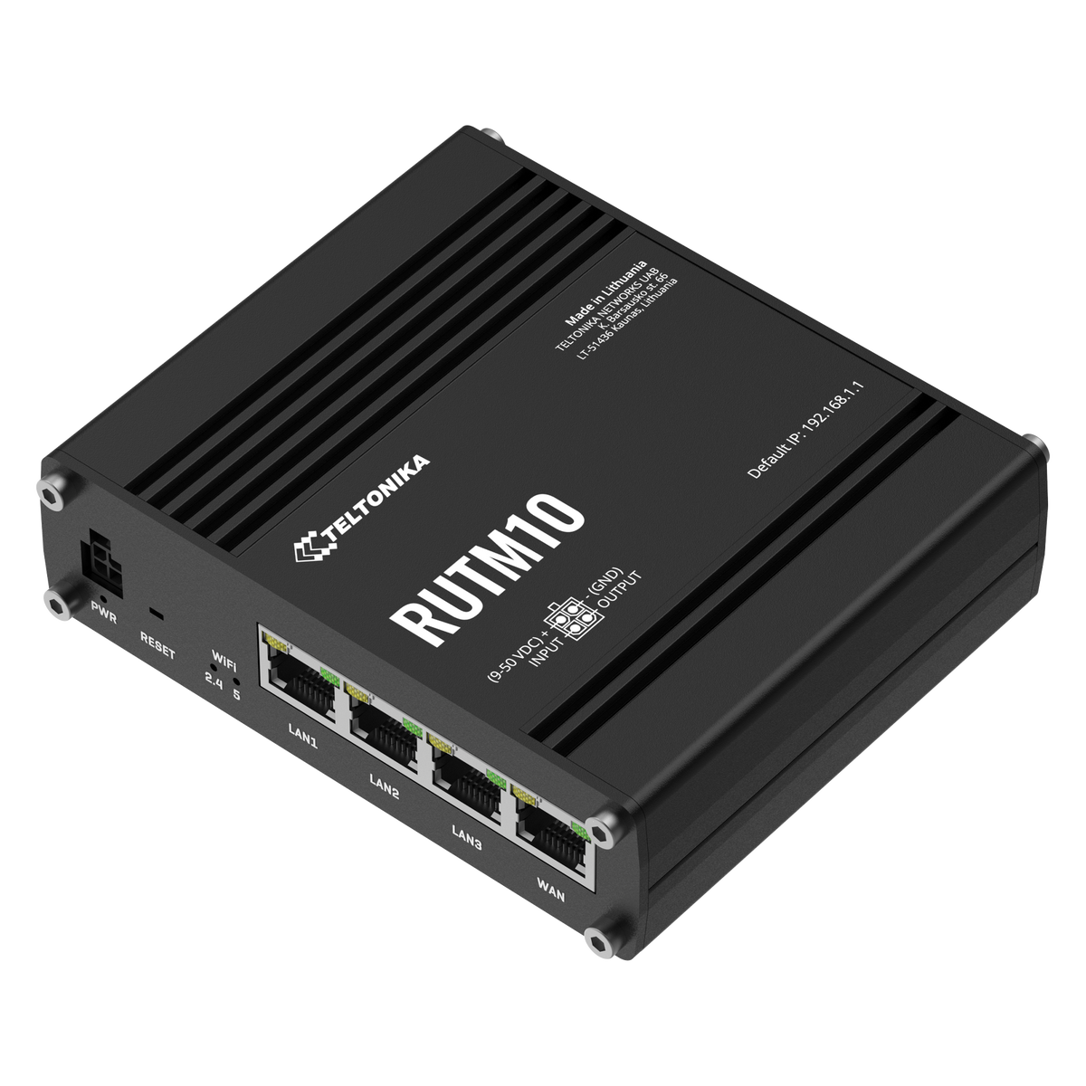 RUTM10 Industrial IoT Router mit 4x GbE & WLAN