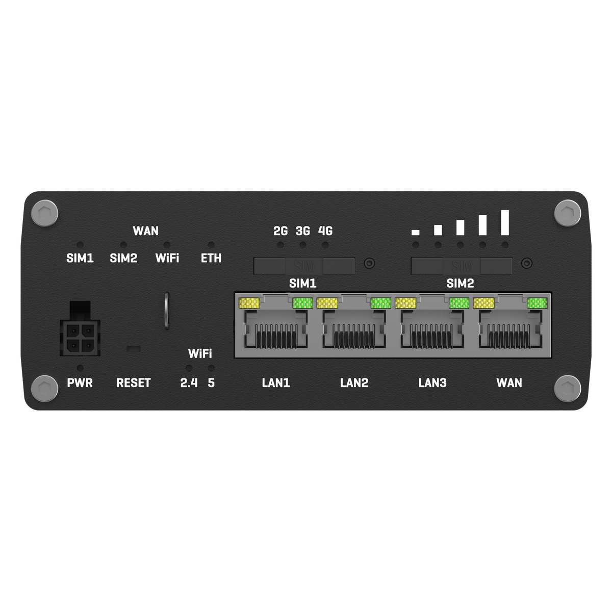 RUTM11 Industrial 4G/LTE Router mit 4x GbE & WLAN