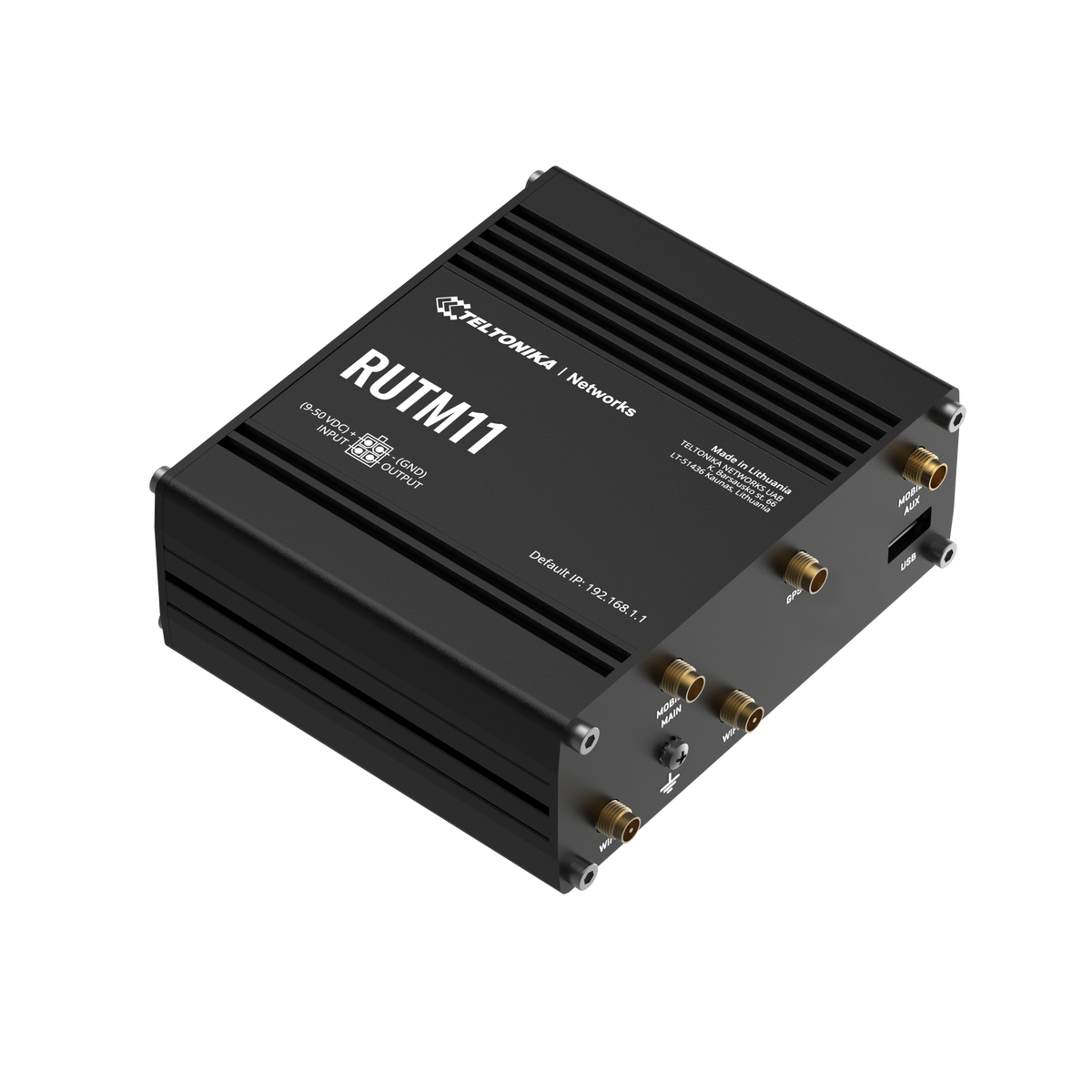 RUTM11 Industrial 4G/LTE Router mit 4x GbE & WLAN