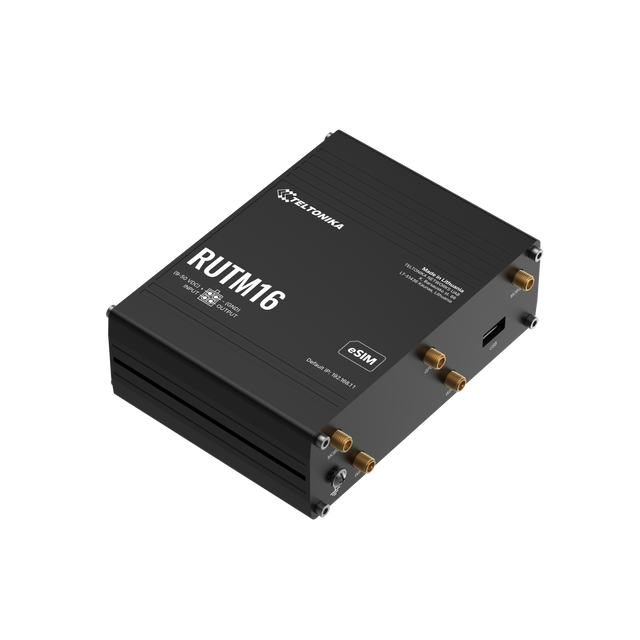 RUTM16 Industrial 4G/LTE Cat 6 Router mit 5x GbE und WLAN