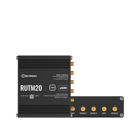 RUTM20 Industrial 5G Router mit 2x GbE und WLAN