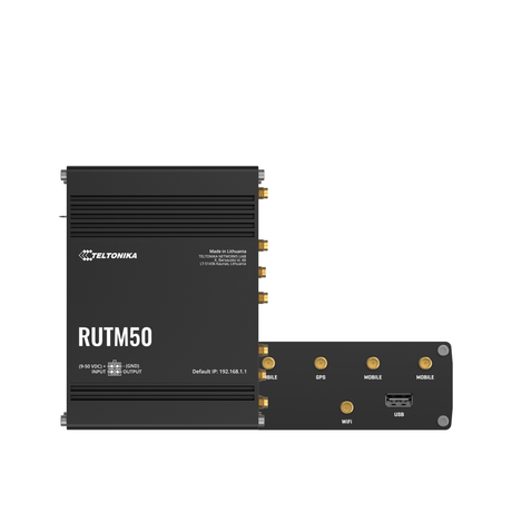 RUTM50 Industrial Dual-SIM 5G Router mit 5x GbE und WLAN