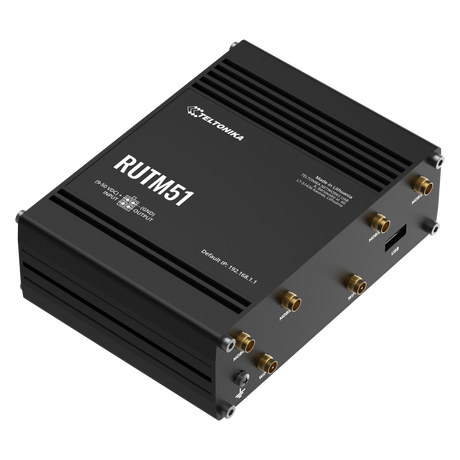 RUTM51 Industrial 5G Router mit 5x GbE, WLAN