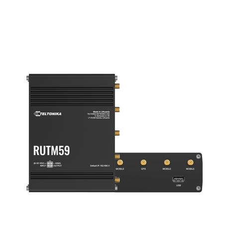 RUTM59 Industrial Dual-SIM 5G Router mit 5x GbE