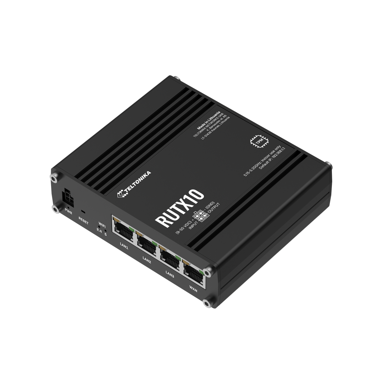 RUTX10 Industrial IoT Router mit 4x GbE, WiFi & Bluetooth