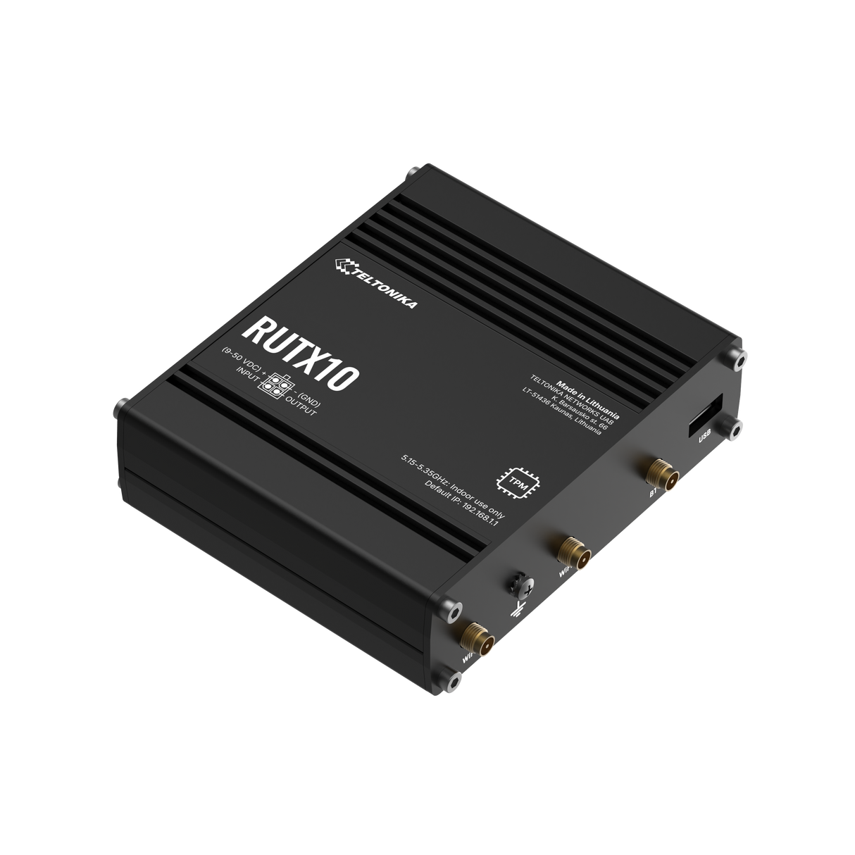 RUTX10 Industrial IoT Router mit 4x GbE, WiFi & Bluetooth