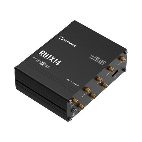 RUTX14 Industrial Dual-4G/LTE Router mit 5x GbE, WiFi & Bluetooth