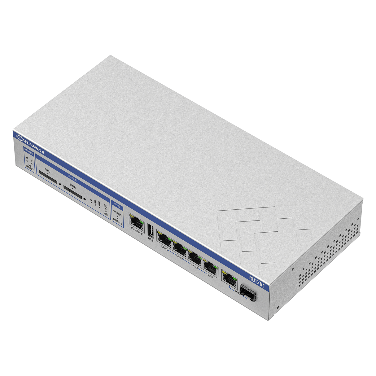 RUTXR1 Enterprise 4G LTE/SFP/WLAN Router, Rack-Mount