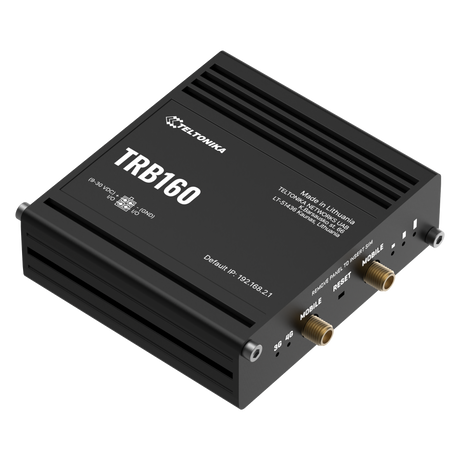 TRB160 Industrial 4G/LTE Cat 6 Gateway mit 1x GbE und USB-C