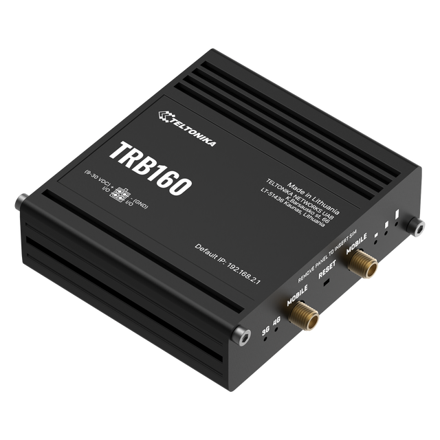 TRB160 Industrial 4G/LTE Cat 6 Gateway mit 1x GbE und USB-C