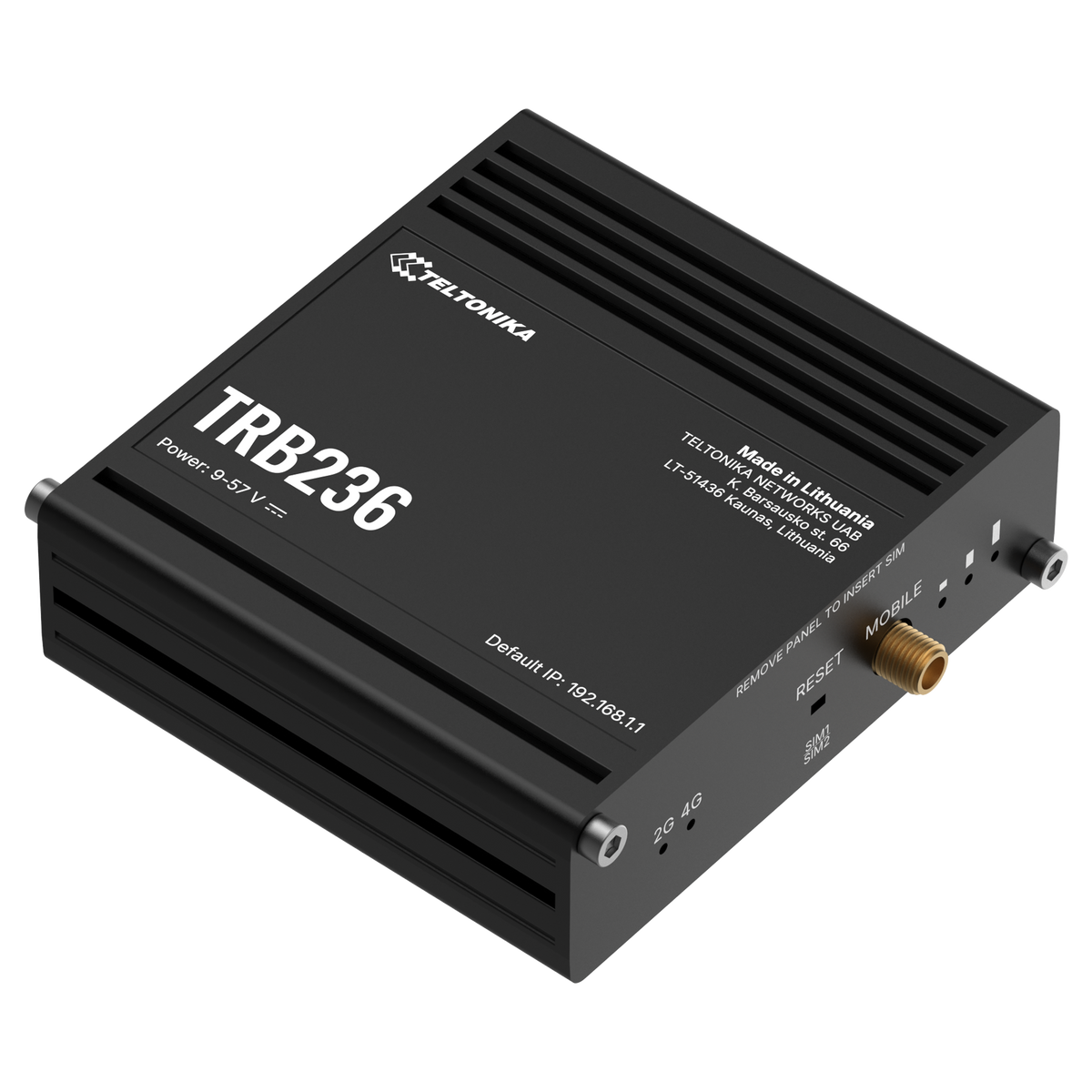 TRB236 Industrial LTE 450 IoT Gateway mit 10/100MBit, RS232/485 & I/O