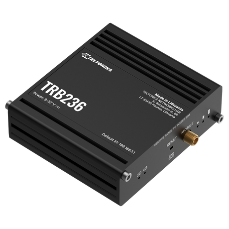 TRB236 Industrial LTE 450 IoT Gateway mit 10/100MBit, RS232/485 & I/O