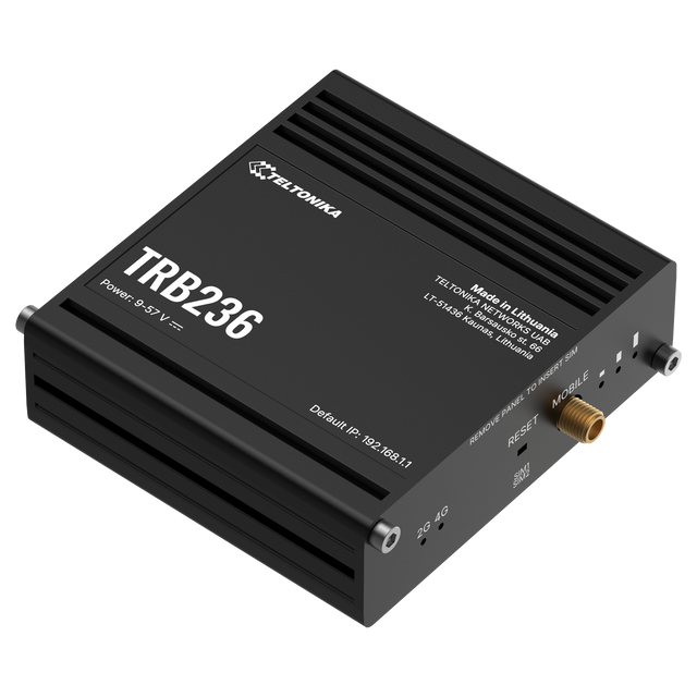 TRB236 Industrial LTE 450 IoT Gateway mit 10/100MBit, RS232/485 & I/O