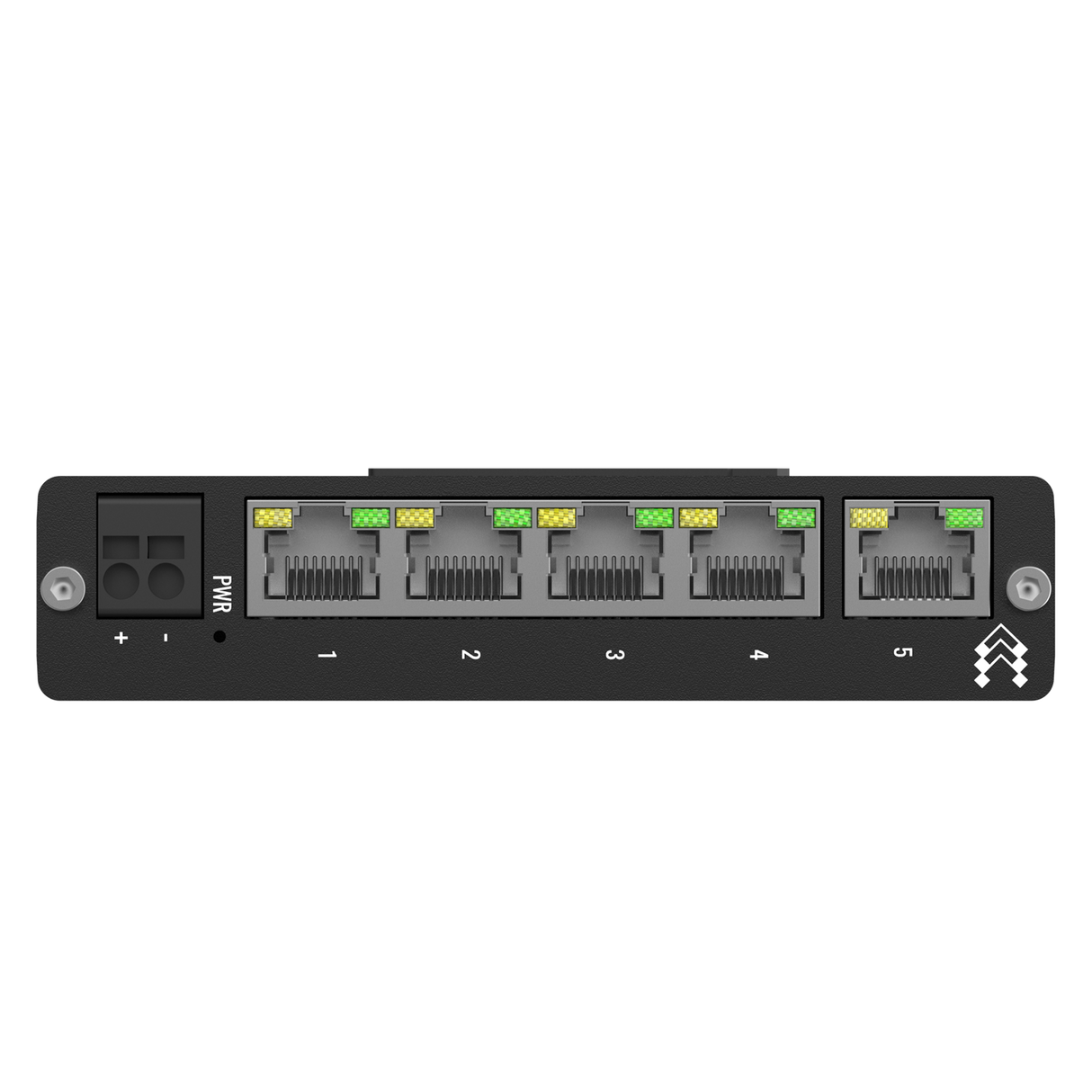 TSW010 Industrial 5-Port 100MBit Unmanaged Ethernet Switch (5x RJ45 Ports), Hutschiene