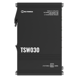 TSW030 Industrial 8-Port 100MBit Unmanaged Ethernet Switch (8x RJ45 Ports), Hutschiene